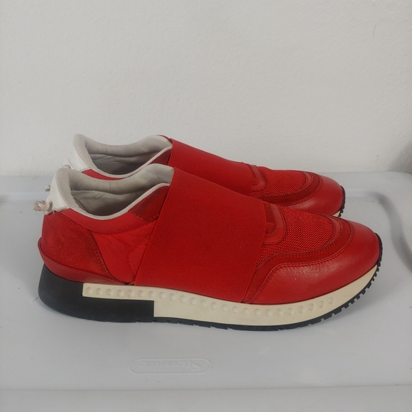 Givenchy Active Elastic Band Running Sneakers Sz 9 Red $735 - Picture 1 of 6